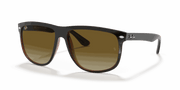 Brown Gradient Lenses, Polished Black On Brown Frame