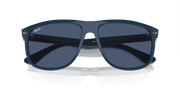 Dark Blue Lenses, Polished Dark Blue Frame