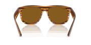 Polar Dark Brown Lenses, Polished Striped Havana Frame