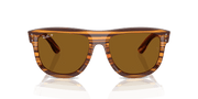 Polar Dark Brown Lenses, Polished Striped Havana Frame