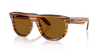 [Polar Dark Brown Lenses, Polished Striped Havana Frame]