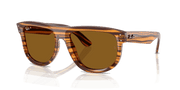 Polar Dark Brown Lenses, Polished Striped Havana Frame