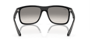 Light Grey Lenses, Polished Black Frame