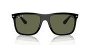 Green Lenses, Polished Black Frame