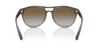 [Green Gradient Lenses, Polished Brown Gradient On Clear Grey Frame]