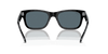 [Blue Lenses, Polished Black Frame]