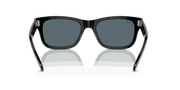 Blue Lenses, Polished Black Frame