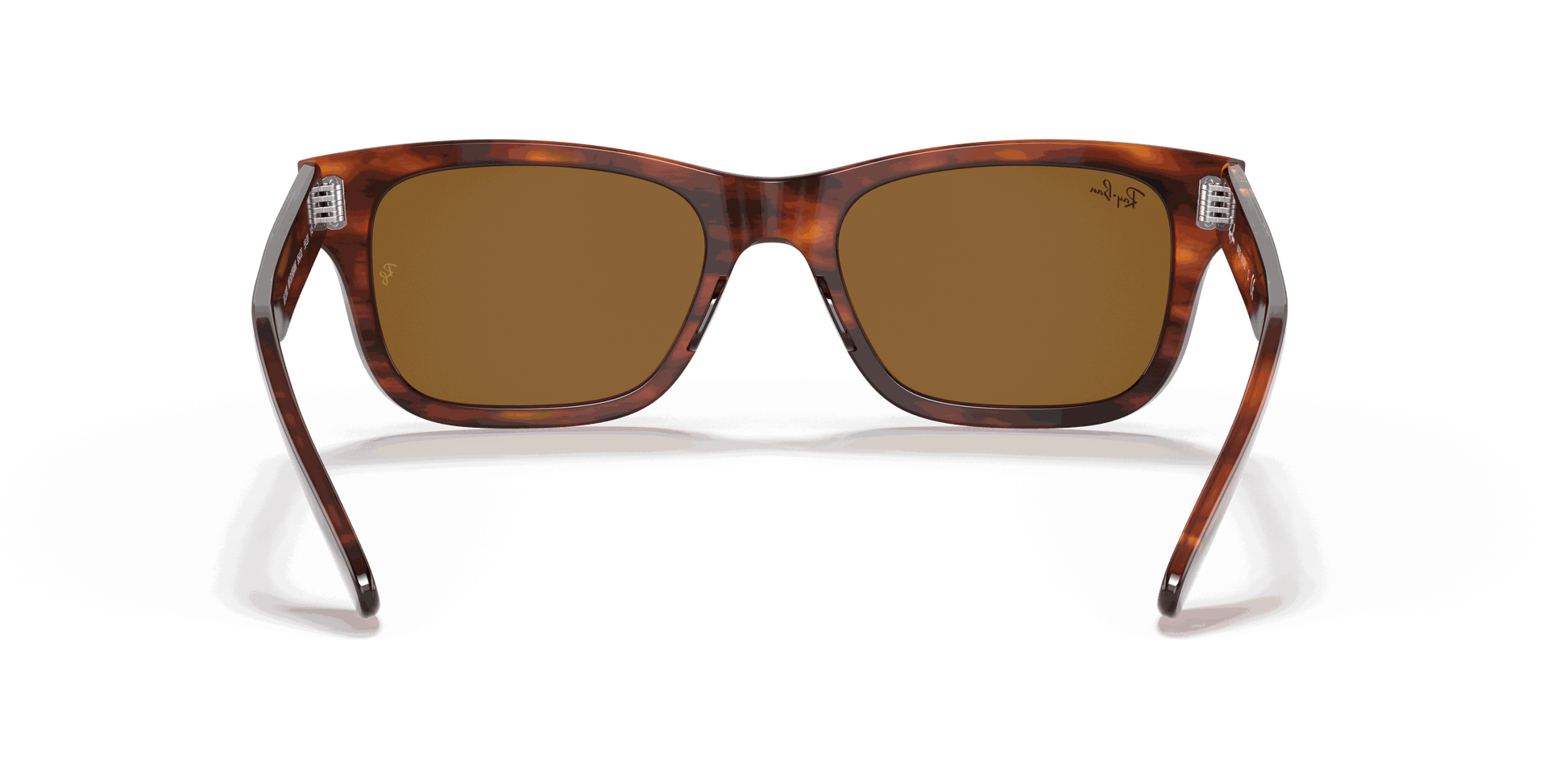 [B-15 Brown Lenses, Polished Striped Havana Frame]