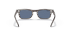 [Dark Blue Lenses, Polished Striped Grey Frame]