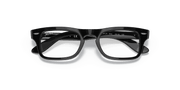 Clear Lenses, Polished Black Frame