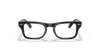 [Clear Lenses, Polished Black Frame]