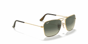 Grey Gradient Lenses, Polished Arista Gold Frame