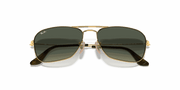 Grey Gradient Lenses, Polished Arista Gold Frame