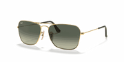 Grey Gradient Lenses, Polished Arista Gold Frame