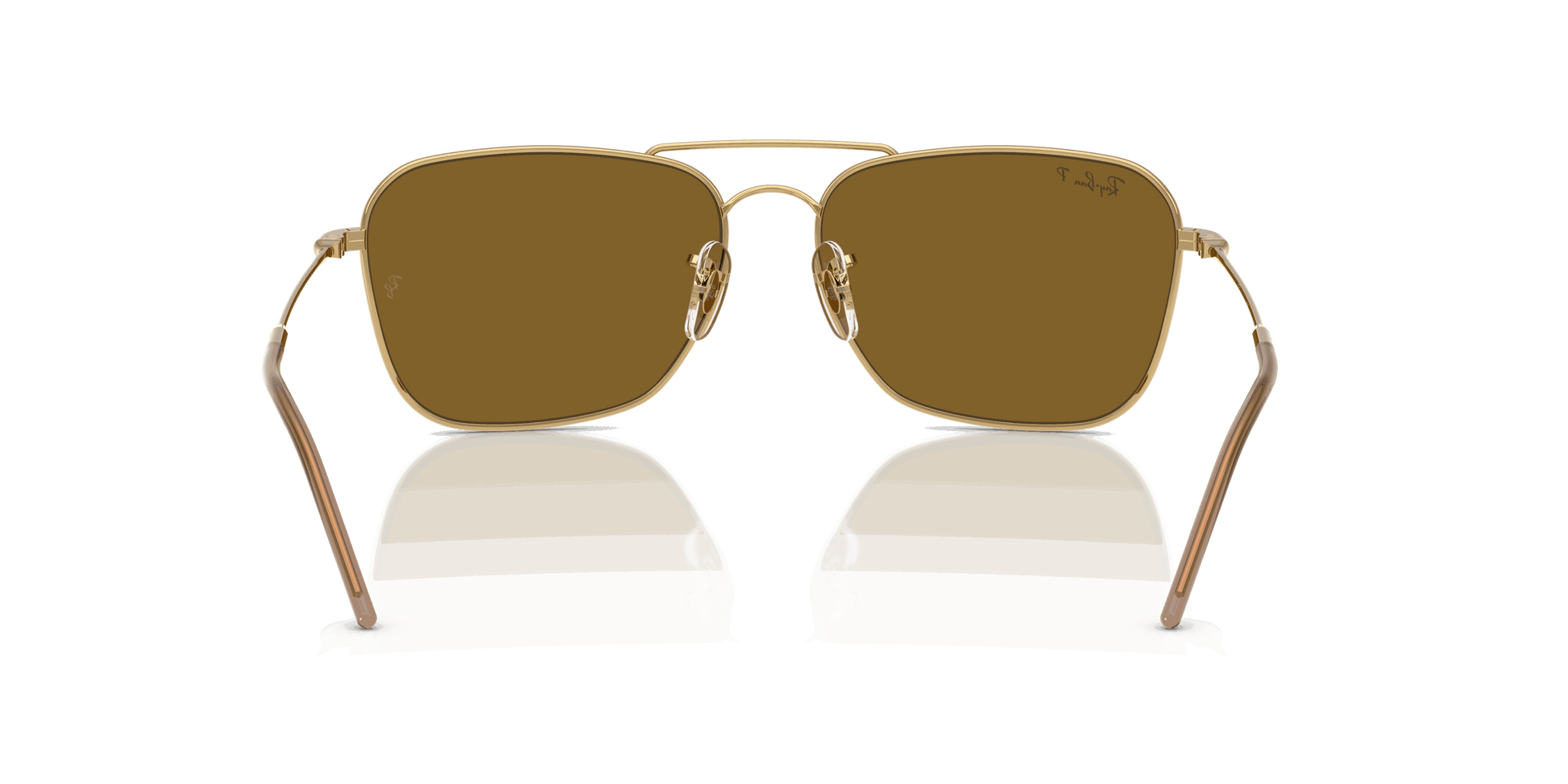 [Polar Dark Brown Lenses, Polished Arista Gold Frame]