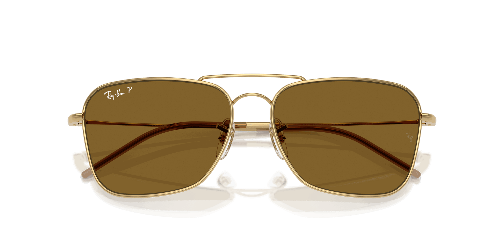 [Polar Dark Brown Lenses, Polished Arista Gold Frame]