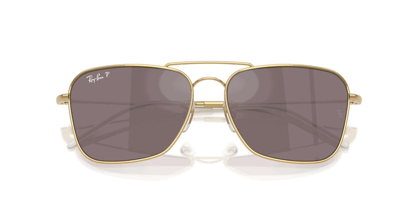 [Polar Pink Lenses, Polished Arista Gold Frame]