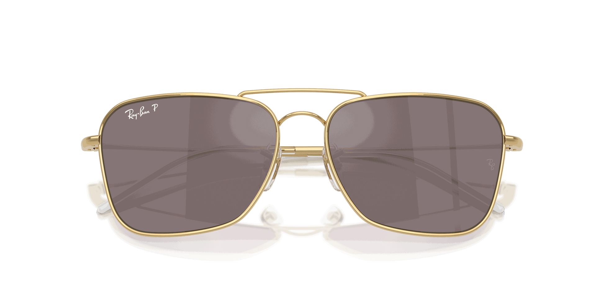 [Polar Pink Lenses, Polished Arista Gold Frame]