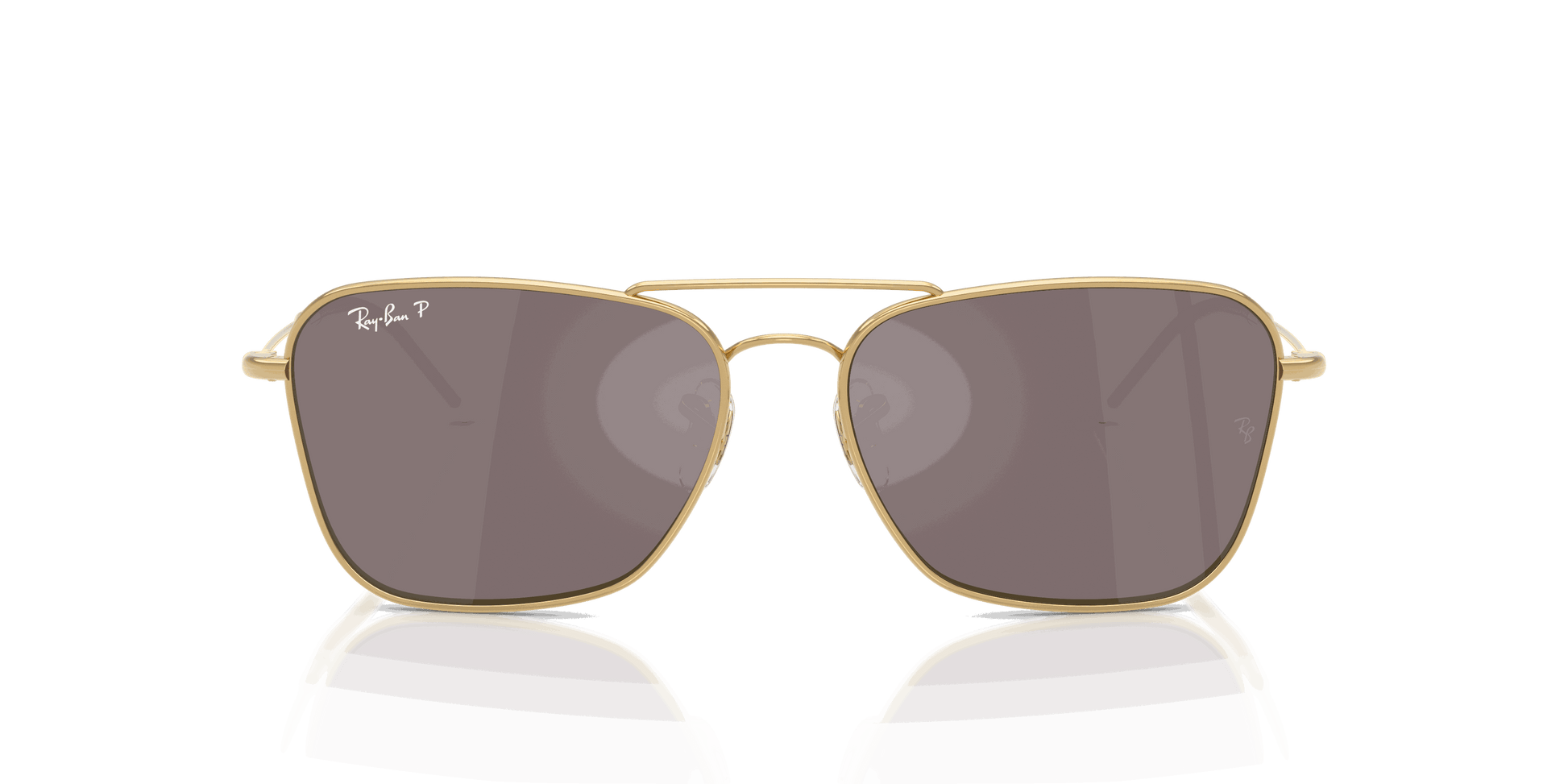 [Polar Pink Lenses, Polished Arista Gold Frame]