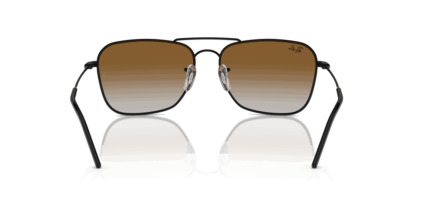 [Brown Lenses, Polished Black Frame]