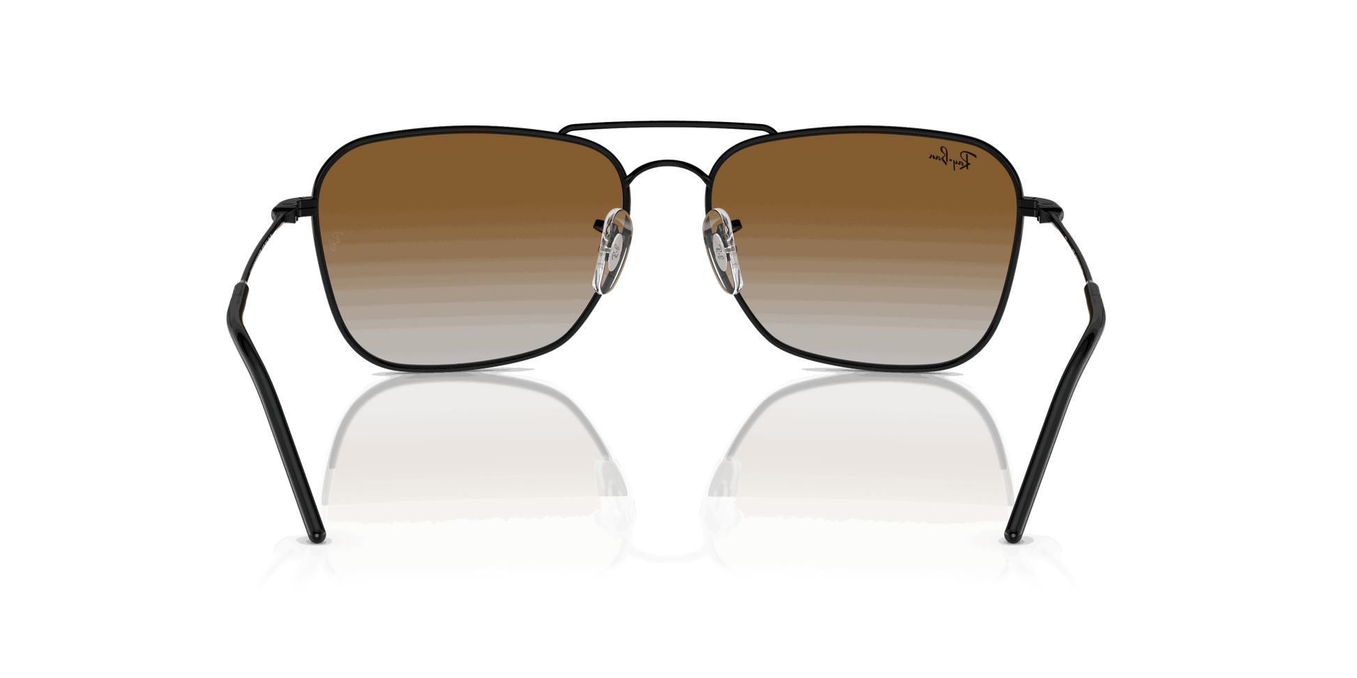 [Brown Lenses, Polished Black Frame]