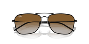 Brown Lenses, Polished Black Frame