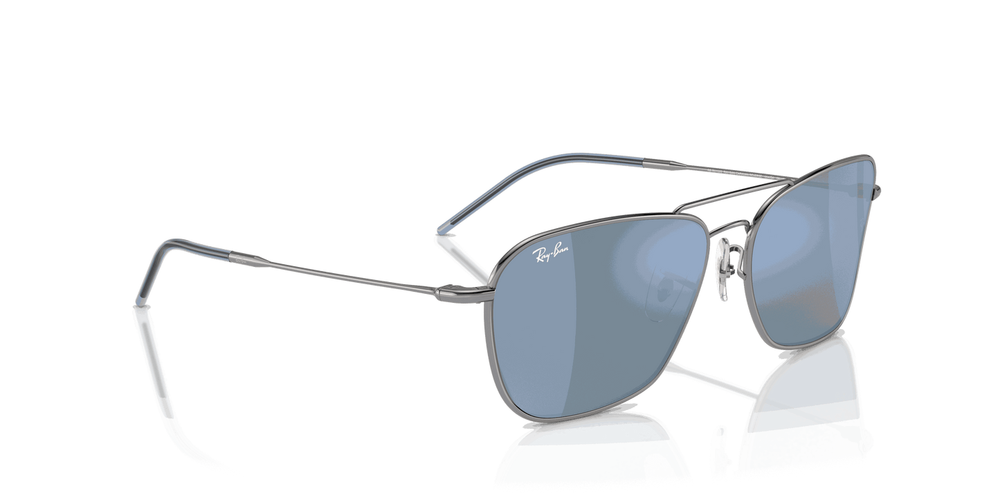 [Light Blue Lenses, Polished Gunmetal Frame]