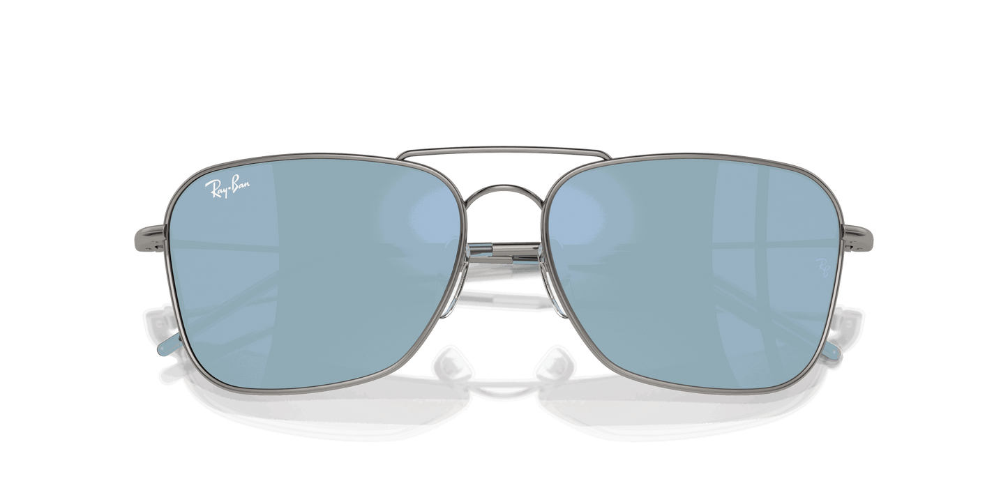 [Light Blue Lenses, Polished Gunmetal Frame]