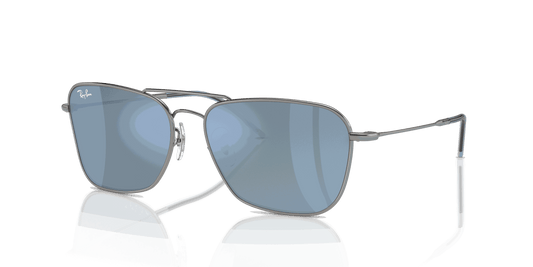 [Light Blue Lenses, Polished Gunmetal Frame]