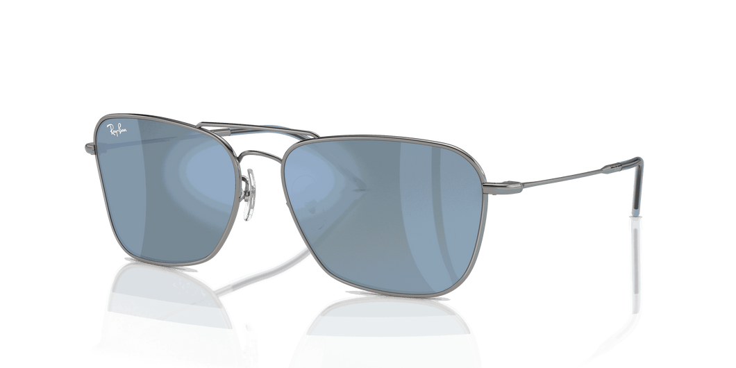 [Light Blue Lenses, Polished Gunmetal Frame]