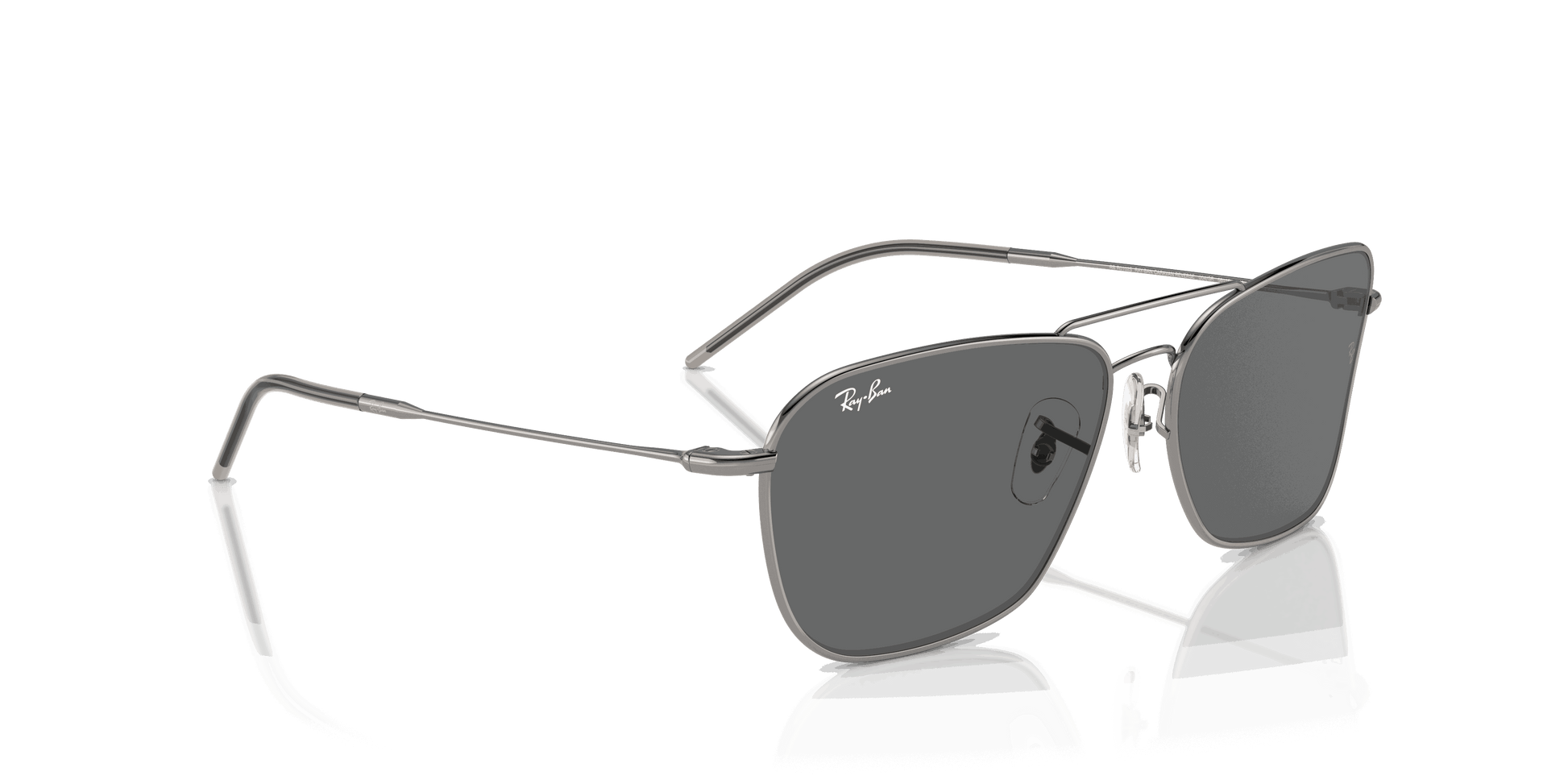 [Dark Grey Lenses, Polished Gunmetal Frame]