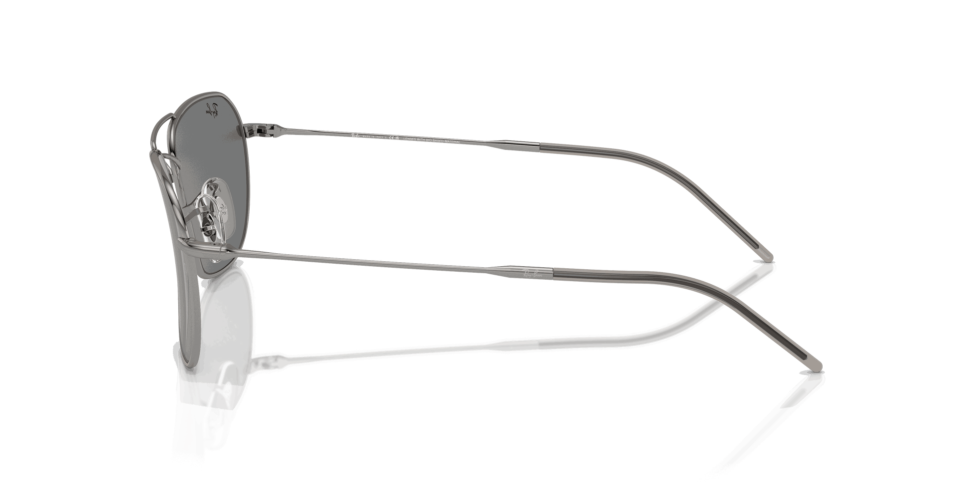 [Dark Grey Lenses, Polished Gunmetal Frame]