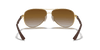 [Light Brown Gradient Lenses, Polished Arista Gold Frame]