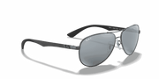 Silver Lenses, Polished Gunmetal Frame