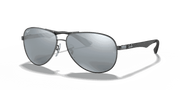 Silver Lenses, Polished Gunmetal Frame