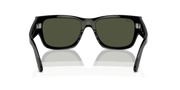 Green Lenses, Polished Black Frame