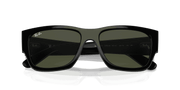 Green Lenses, Polished Black Frame