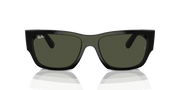 Green Lenses, Polished Black Frame