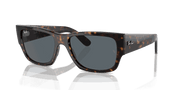 Blue Lenses, Polished Havana Frame