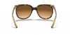 [Light Brown Gradient Lenses, Polished Light Havana Frame]