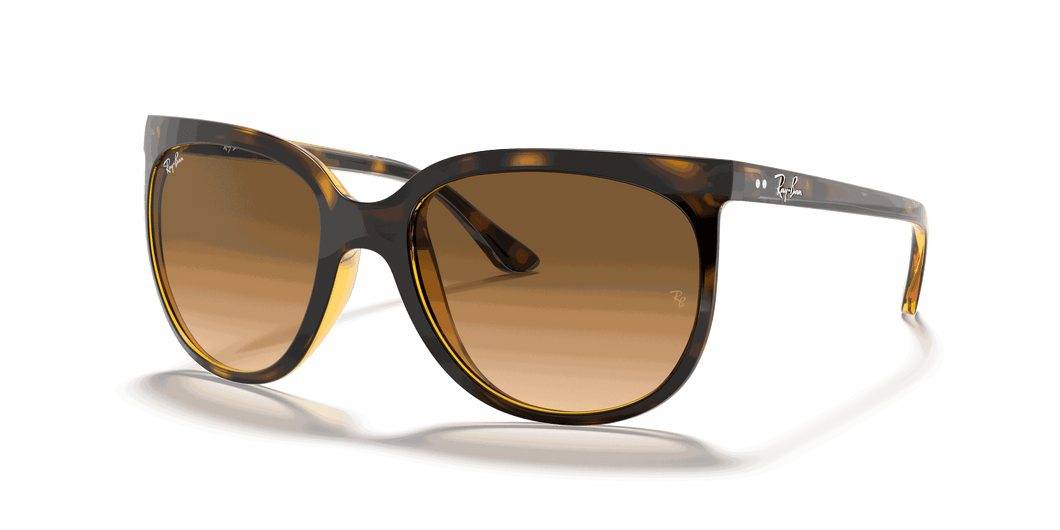 [Light Brown Gradient Lenses, Polished Light Havana Frame]