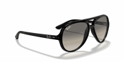 Light Grey Gradient Lenses, Polished Black Frame