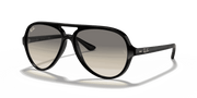 Light Grey Gradient Lenses, Polished Black Frame