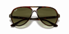 [Green Gradient Lenses, Polished Light Havana Frame]