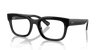 [Clear Lenses, Polished Black Frame]