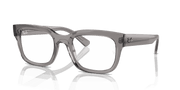 Clear Lenses, Polished Transparent Grey Frame