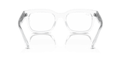 Clear Lenses, Polished Transparent Frame