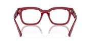 Clear Lenses, Polished Transparent Red Frame