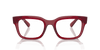 [Clear Lenses, Polished Transparent Red Frame]