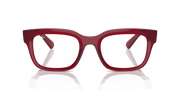 Clear Lenses, Polished Transparent Red Frame